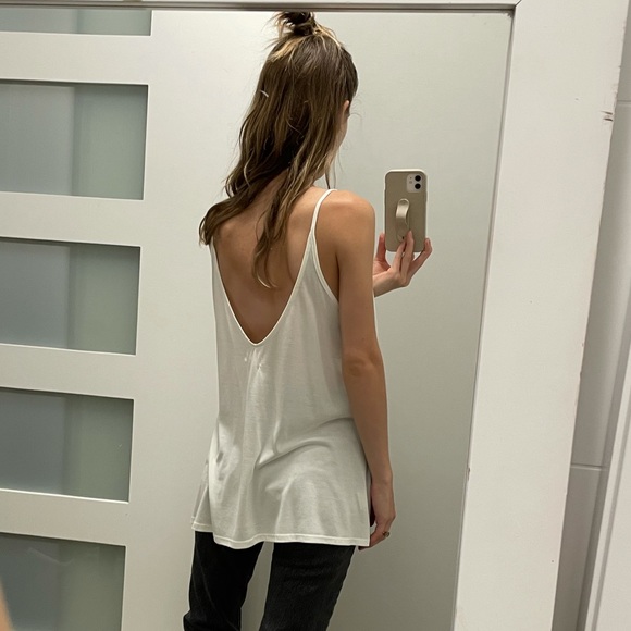 SOLD Urban outfitters soft flowing white cream tank top - Picture 3 of 3